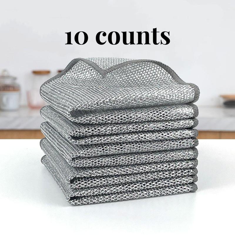 Multipurpose Wire Miracle Cleaning Cloths (10 pcs)